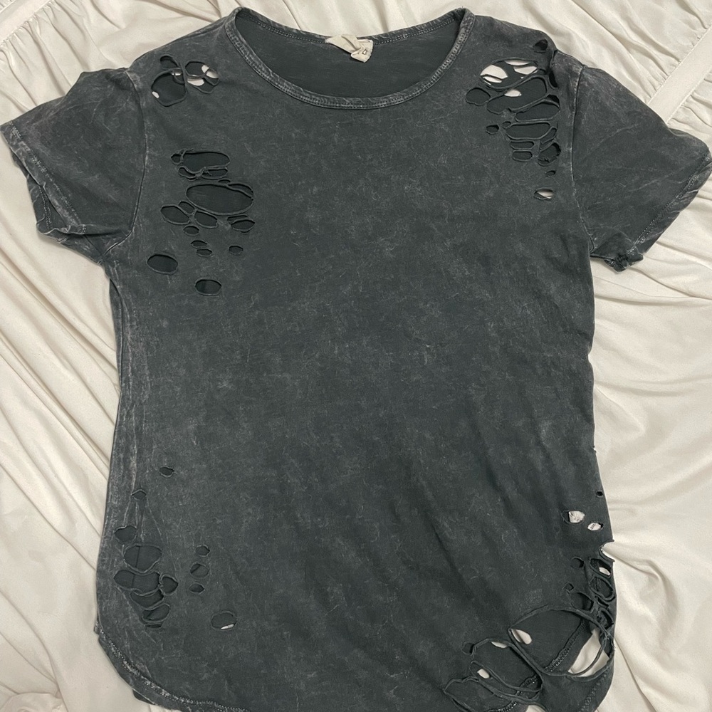 PQLA Ripped T Shirt